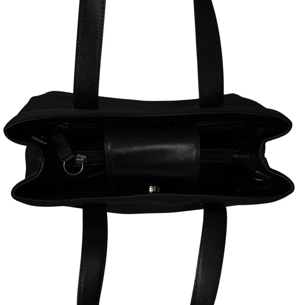 Vintage COACH Mercer Satchel (Model 7400) 1990s Durable Black Nylon Twill Fabric